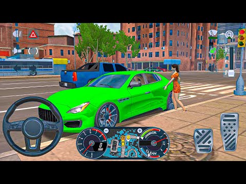 City Taxi Simulator 3D: Girls passenger pick up driver to destination - car game android gameplay