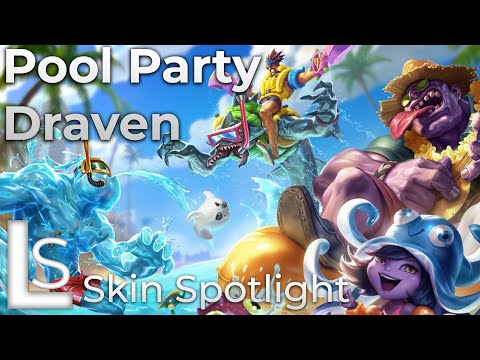 Pool Party Draven - Skin Spotlight - League of Legends