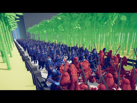 Samurai War and The Forbidden Gate Mini Story TABS Mod Totally Accurate Battle Simulator