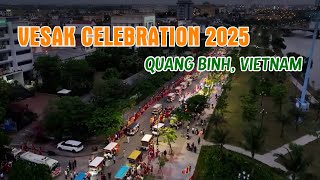 Vesak Celebration 2025 | Float procession honoring the Buddha’s birth in Quang Binh, Vietnam