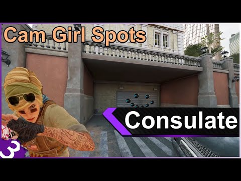 Cams - Consulate,Outside Garage - Valkyrie Camera Placements for Consulate - Rainbow Six Siege Guide