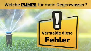 Druckpumpe, Saugpumpe oder Volumenpumpe? Vermeide diese Fehler!