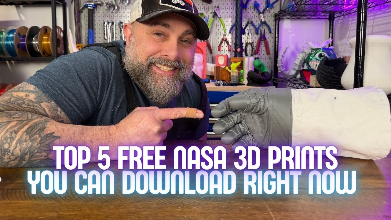 Top 5 FREE NASA 3D Prints You Can Download Right Now 🚀 (Actual Space History)