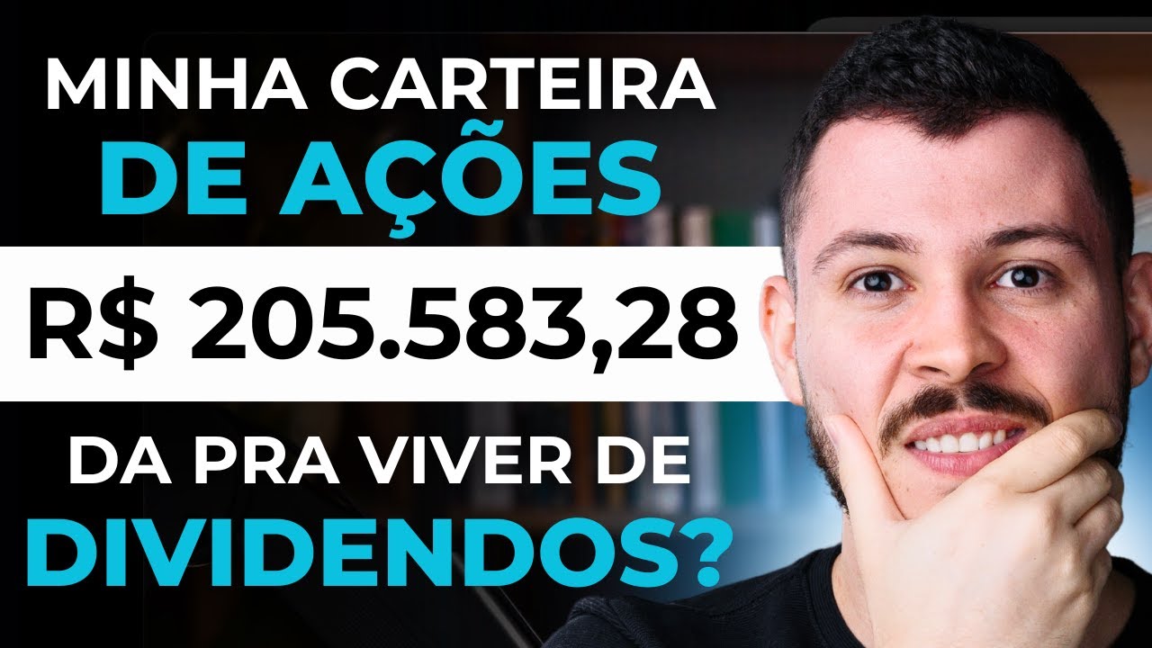 MINHA CARTEIRA DE AÇÕES: Quanto rende de dividendos por mês?