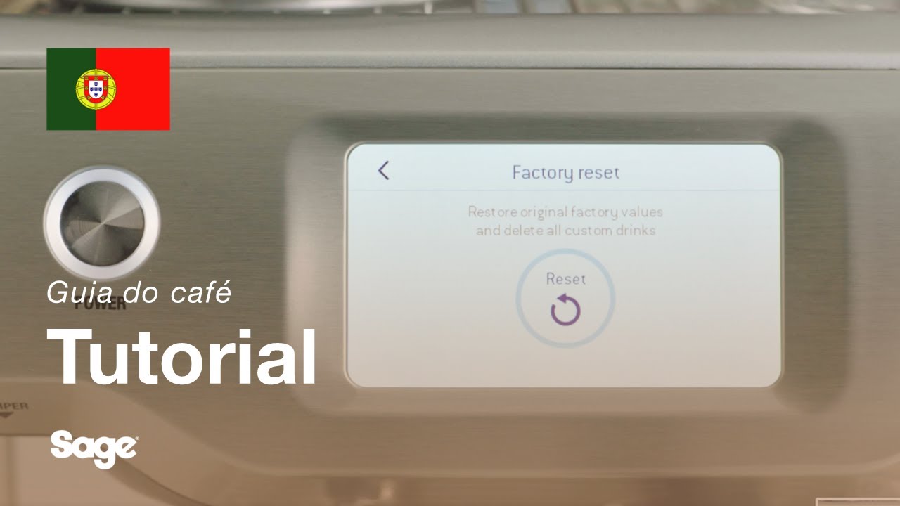 Como realizar uma redefinição de fábrica