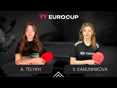 16:20 Anastasiia Telykh  - Vasylysa Kanunnikova 28.06.2024 TT Euro.Cup Ukraine STAR.Table 3