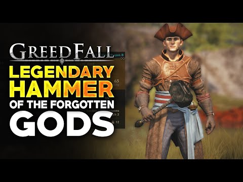 GreedFall Hammer of The Forgotten God - Early Game Legendary Weapon Location (GreedFall Tips)