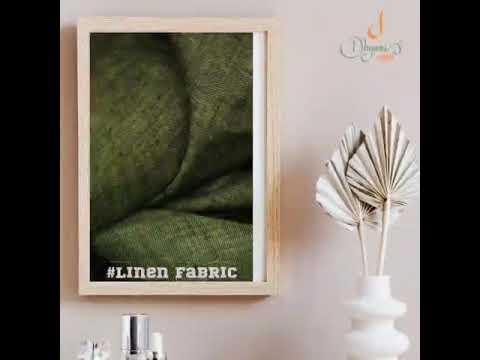 Blue Machine Wash Plain Linen Fabric, For Garments, GSM: 140 GSM