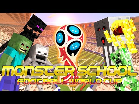 MONSTER SCHOOL :  FOOTBALL World Cup 2018 - A Minecraft Animation