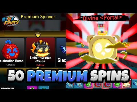 Opening 50x Premium Winter Fruit Box for MYTHICAL FRUIT SKINS | Blox Fruits Christmas Update