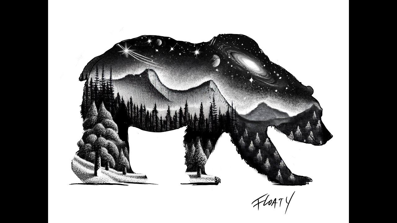 Procreate tattoo design session using Dream Studio/Stable Diffusion AI generated elements