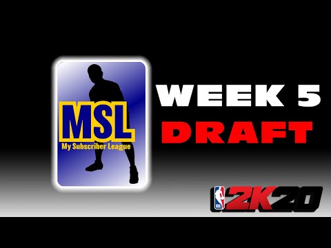 MSL Draft || 4 New Additions || CREATING MY SUBSCRIBERS IN 2K20! S2