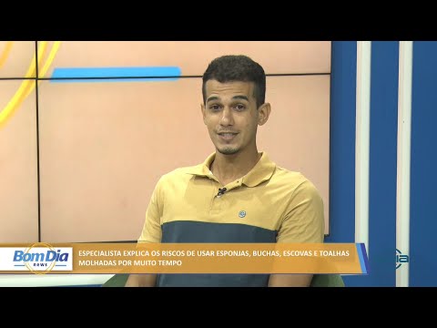 Especialista explica os riscos de usar muito esponja, bucha, escova e toalha molhada 11 03 2022