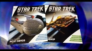 Star Trek Starships Collection #42 & 43 Review :  U.S.S. Pasteur & Species 8472 Bioship
