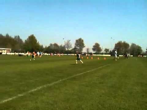 Tijn en Mees in actie bij Sportclub Teuge