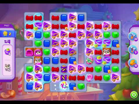 HomeScapes Level 7467 no boosters (15 moves)