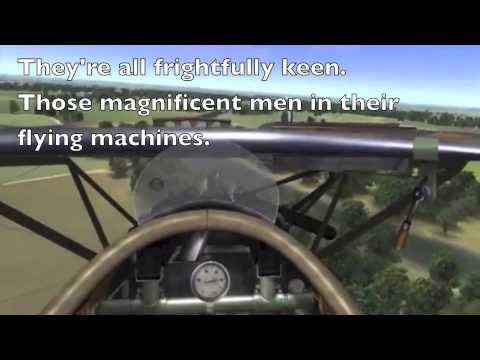 Those Magnificent Men in their Flying Machines lyrics