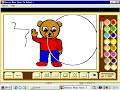 3 X DOS 時代ゲーム Barney Bear Goes To School バーニーベア学校へ行く キミと遊ぶ