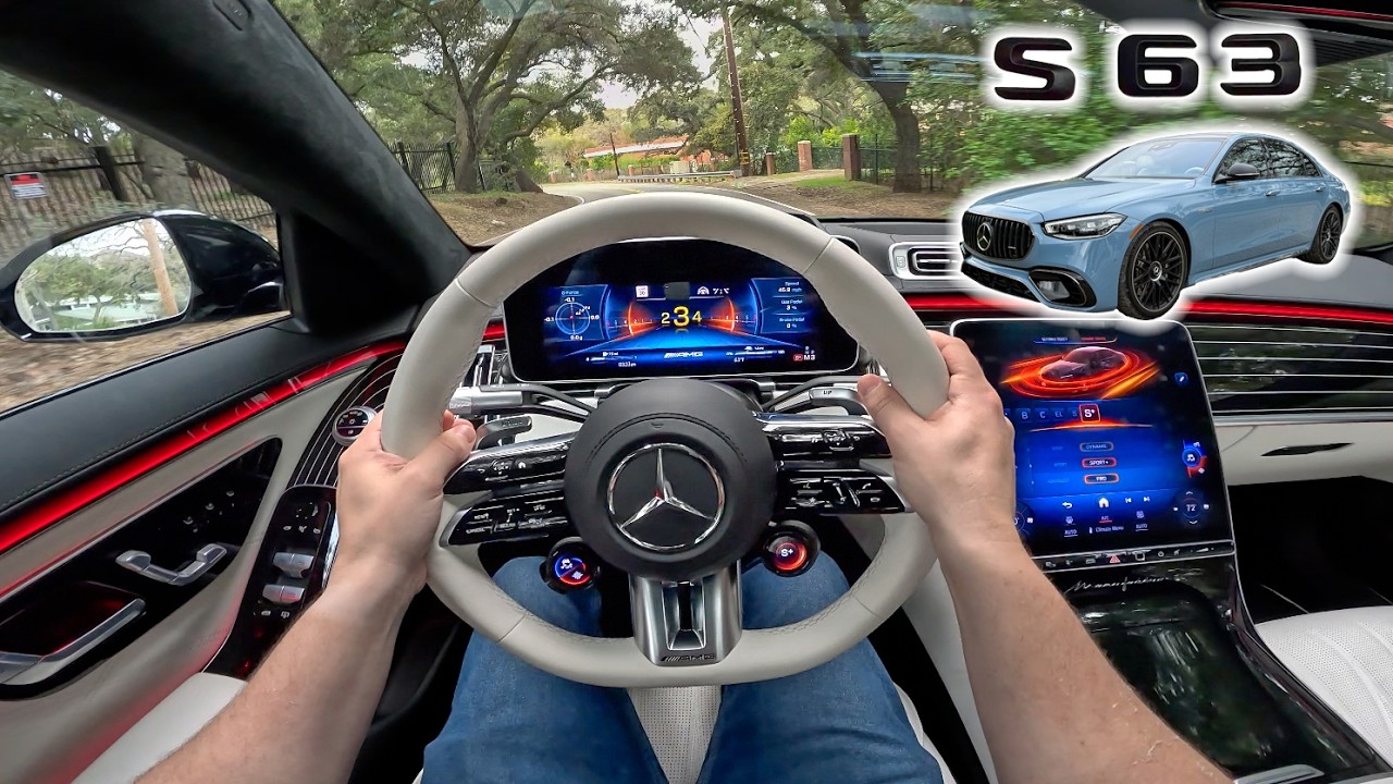 What It's Like To Drive A 2025 Mercedes-AMG S63 E-Performance (POV)