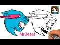 How to Draw MrBeast Logo Step by Step