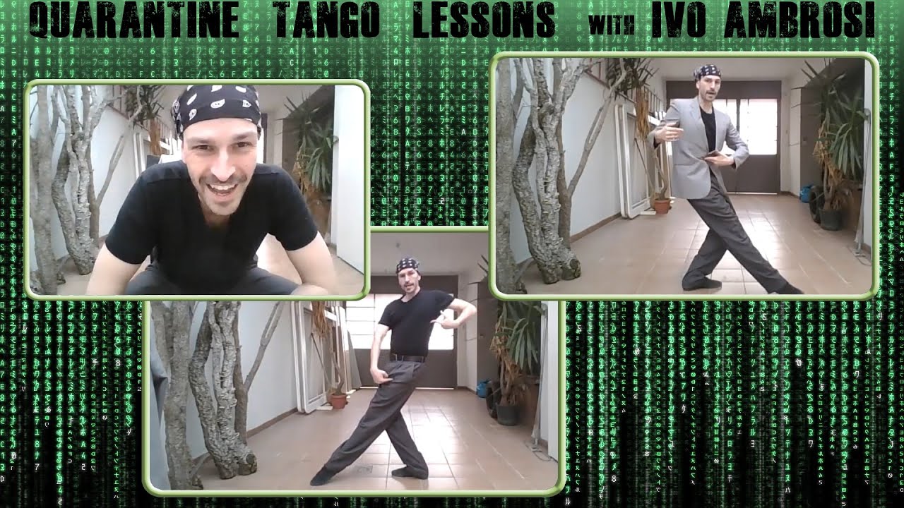 PROMO quarantine TANGO lessons 2020 - Ivo Ambrosi