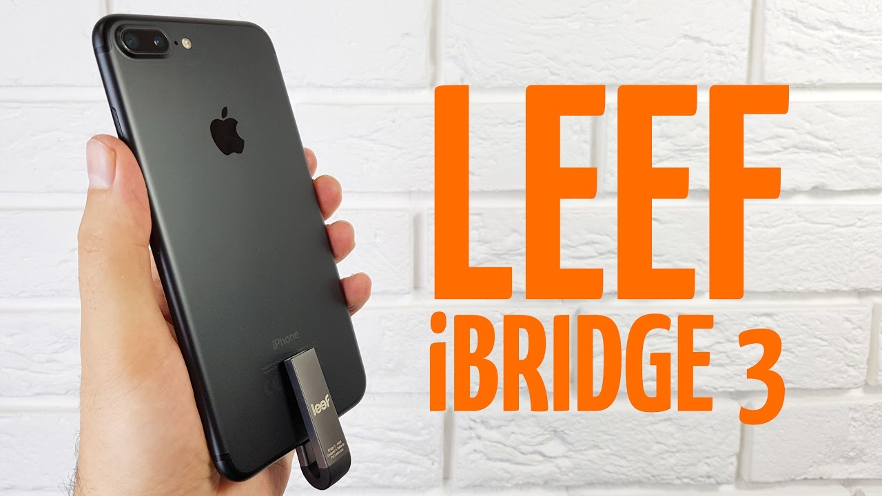 Флеш-память Leef iBridge 3.0 32Gb (Black) LIB300KK032E1 video preview