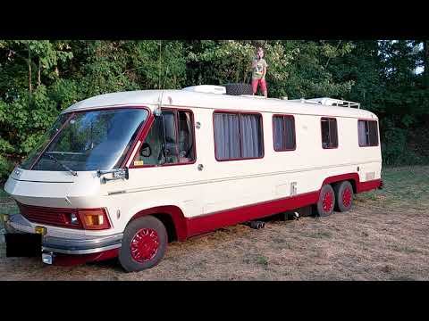 1979 Revcon Class A Motorhome on the German Autobahn