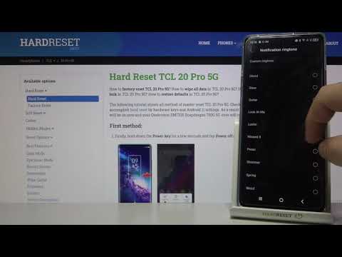 How to Change Notification Sounds in TCL 20 Pro 5G – Set Notification Tone