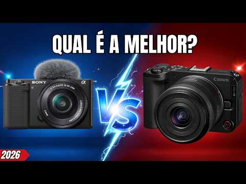 Sony ZV-E10 vs Canon EOS R50 V: Qual é a Melhor CÂMERA PROFISSIONAL Em 2026?