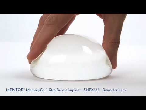 Mentor compared with Motiva Breast Implants