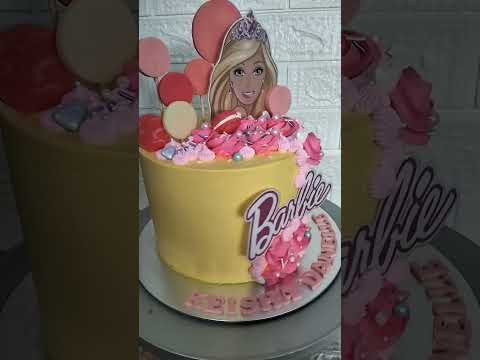Chocomoist Barbie Cake for Keisha Danelle #yummebakedgoodies #yummecake