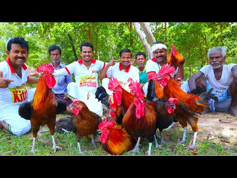 Country Chicken Curry recipe | Deshi Morog curry cooking for village people | villfood Kitchen