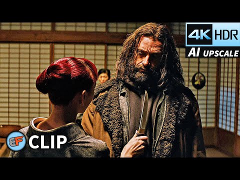 Wolverine Gets a Haircut - "I Feel Violated" Scene | The Wolverine (2013) 4K HDR Movie Clip