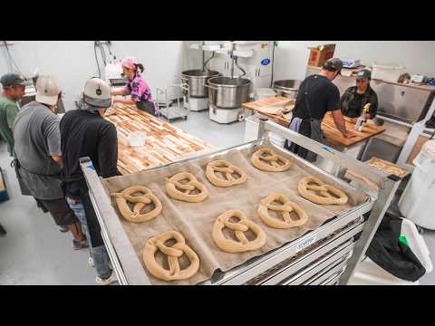 Echte deutsche Sauerteig-Laugenbrezeln