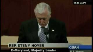 House Majority Leader Steny Hoyer Floor Speech on Federal Hate Crimes Bill