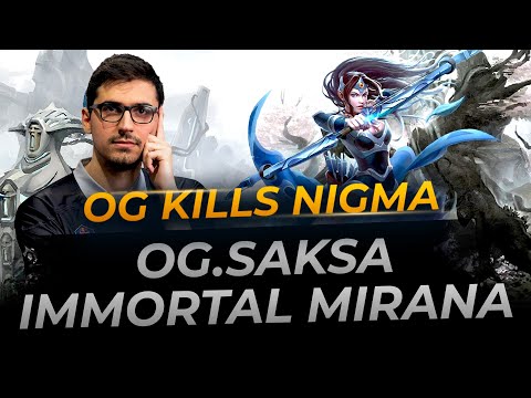 OG.Saksa Immortal Roaming Mirana | Full Gameplay Dota 2 Replay
