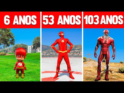 SOBREVIVENDO 103 ANOS COMO FLASH NO GTA 5