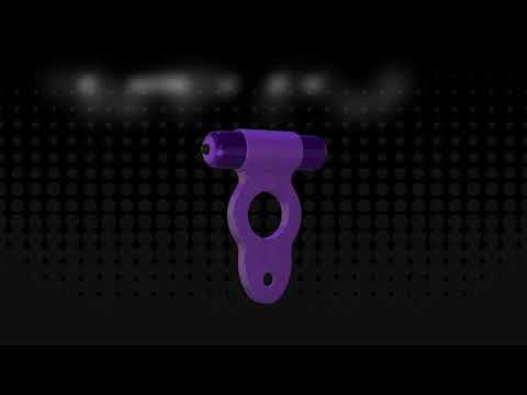 Pipdream Ball Banger Super эрекционное кольцо с вибрацией, черный