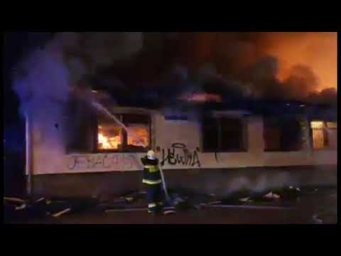 Pożar w Michałowie. 30.11.2020