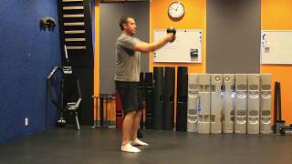 Kettlebell - Flip Grip Swing Into Squat