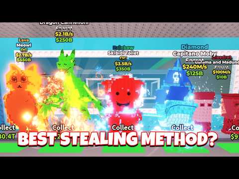 I found The BEST STEALING METHOD in Steal A Brainrot!