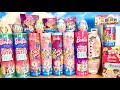 ASMR Barbie CUTIE COLOR REVEAL DOLLS Unboxing Toys OVER 100 SURPRISES ️