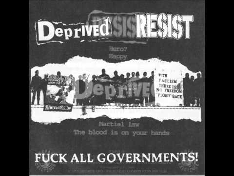 Deprived - Free Enterprise (7'ep Fuck All governments 1992 - punk U$A)