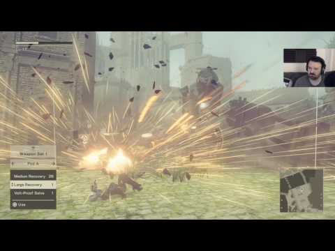 Nier Automata playthrough pt25 - The Castle In the Forest