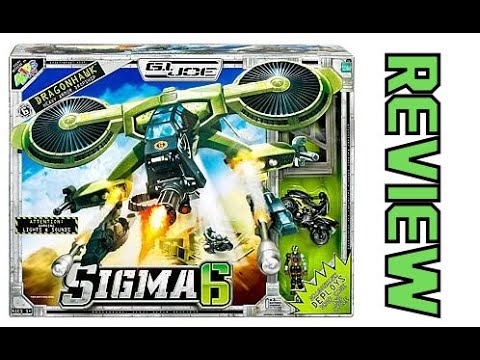 S1 DragonHawk - G.I. Joe Sigma 6: Heavy Armor Dropship Mission Scale Vehicle Toy Review