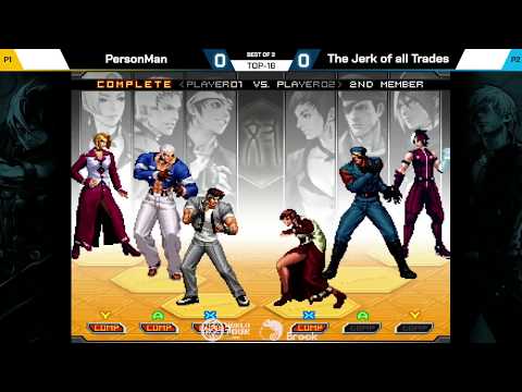 PersonMan vs The Jerk of all Trades - KOF 2002UM Neo Geo World Tour Special Stage Magfest TOP-16