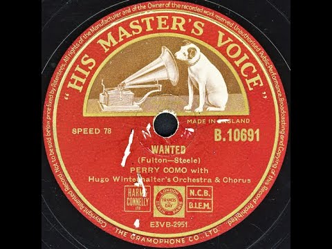 WANTED - PERRY COMO with Hugo Winterhalter's Orchestra & Chorus