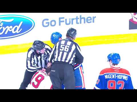 Scottie Upshall vs Andrew Ference Nov,21 2013