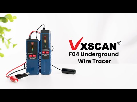 How to Use VXSCAN F04 Cable Tracker Outdoors | Real-Time Underground Wire Locating Demo