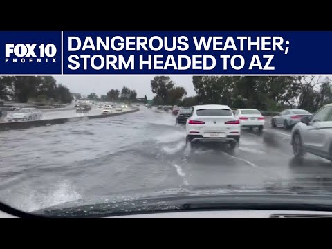 Los Angeles flooding, Sierra Nevada snow: Major storm system moves toward Arizona | FOX 10 Phoenix